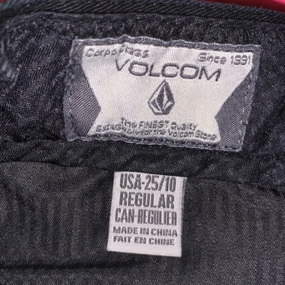 Volcom black skater shorts boys size 25 10 years casual - Picture 5 of 6